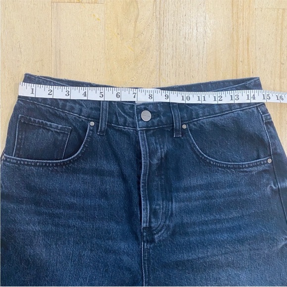 ANINE BING dark gray black straight leg denim jean EUC - Picture 7 of 9